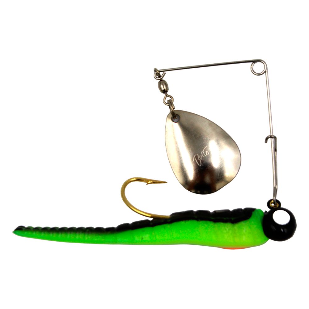 SPIN SPLIT TAIL 1/4OZ 025ST-29N BLK/CHT/ORG