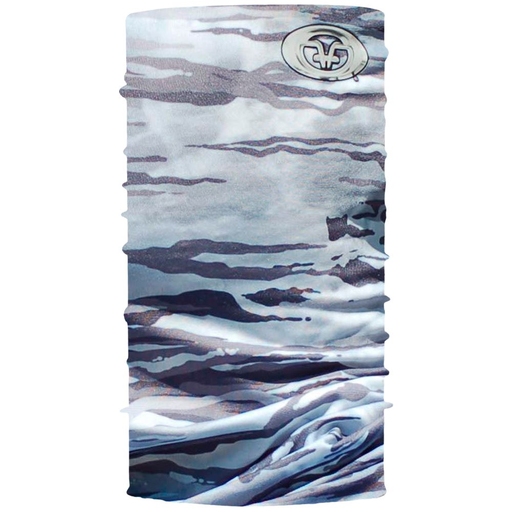 FACE MASK FLYING FISHERMAN GRAY WATER CAMO SUNBANDIT SB1205P