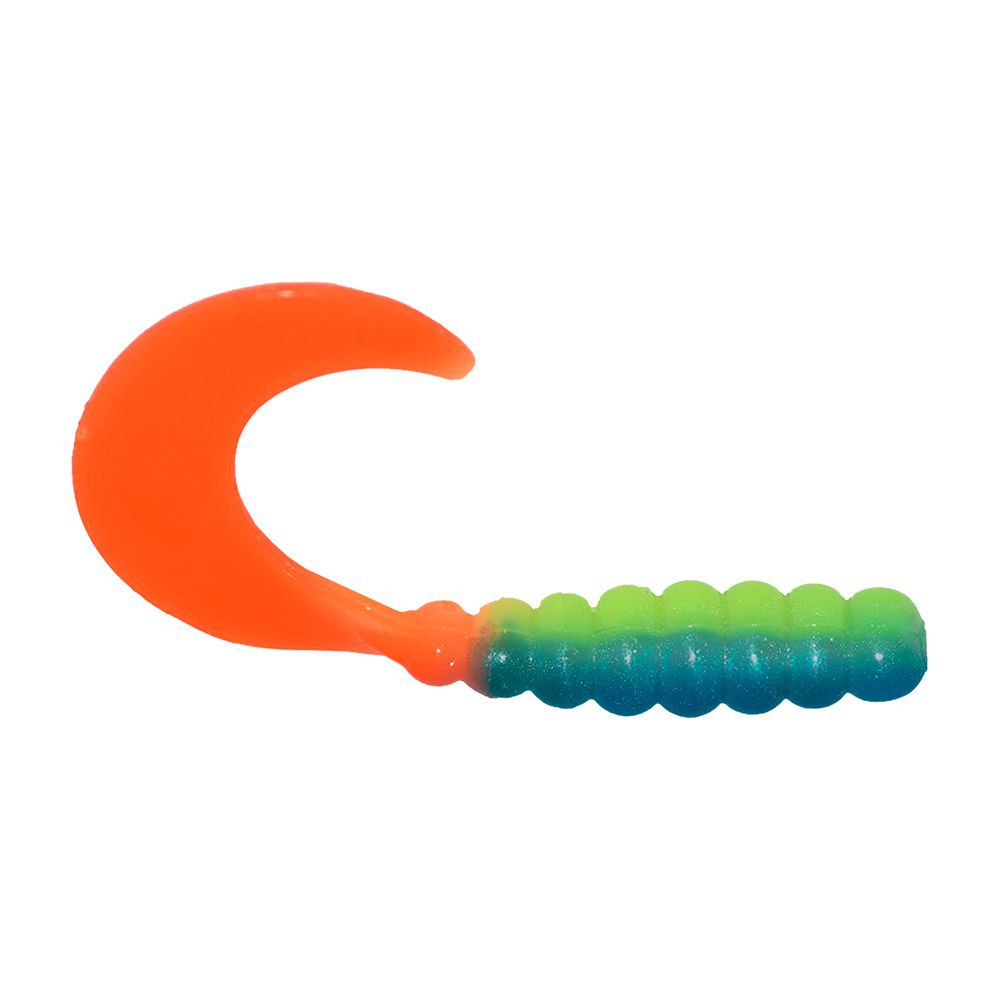 GRUB CURL TAIL 2 PULG PARROT (10) FG2-27