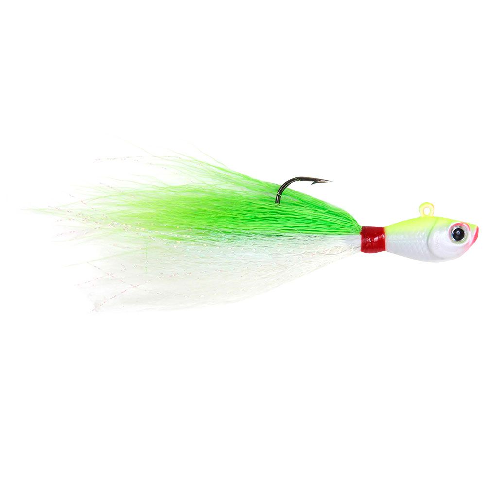BUCKTAIL SEA STRIKER SSBTJ15-CW 1.5 OZ CHART/WHITE