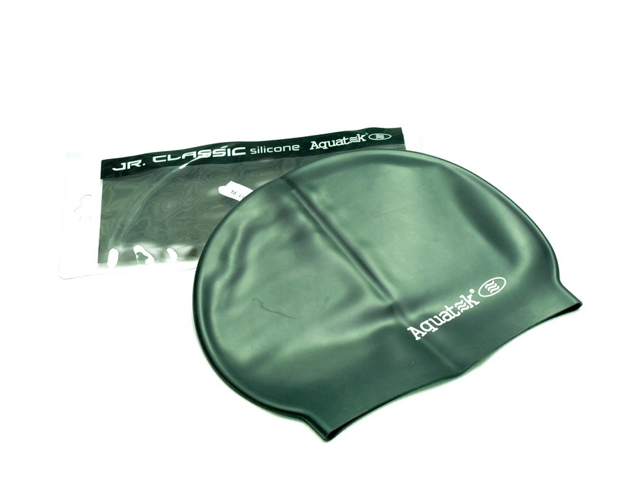 GORRA PARA NATACION JR AQU-21300-BK