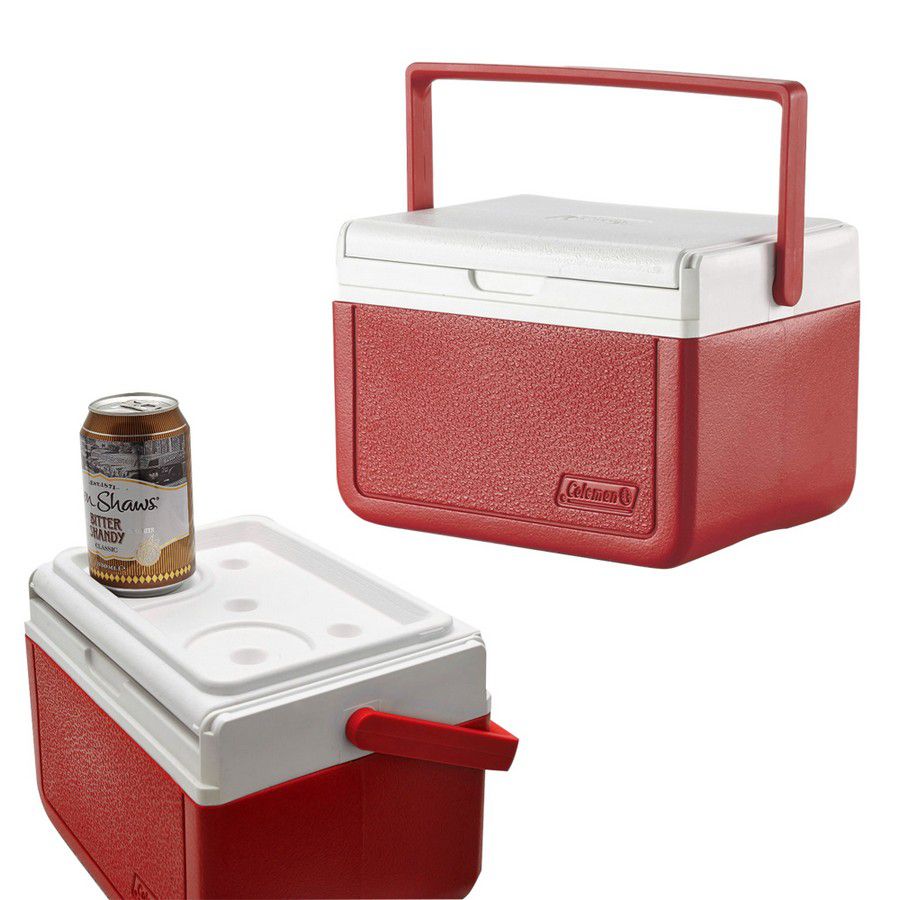 HIELERA 5QT. ROJA COLEMAN 53G (DESCR)