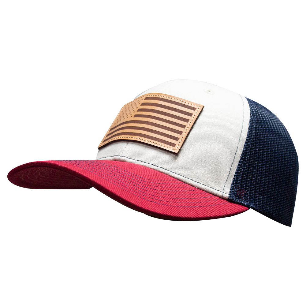 GORRA OUTDOOR USA LEATHER PATCH FLAG USA771-SNC