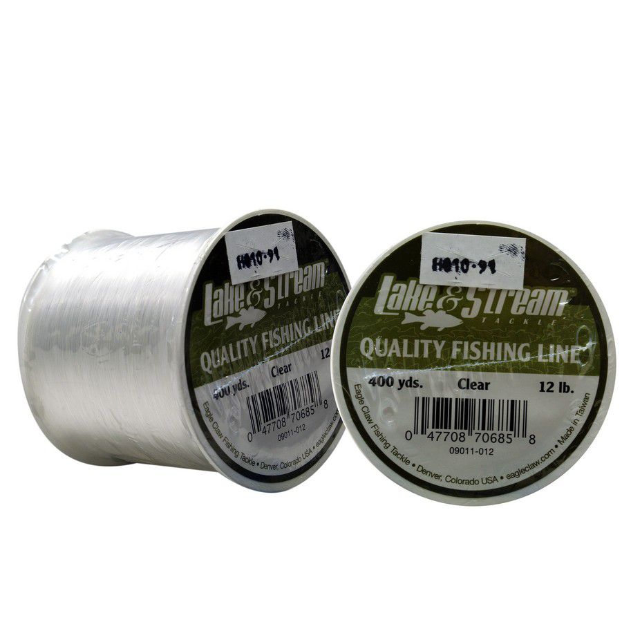 HILO NYLON PESCA EAGLE CLAW CLEAR BLUE 12LBS 400YDS 09011-012