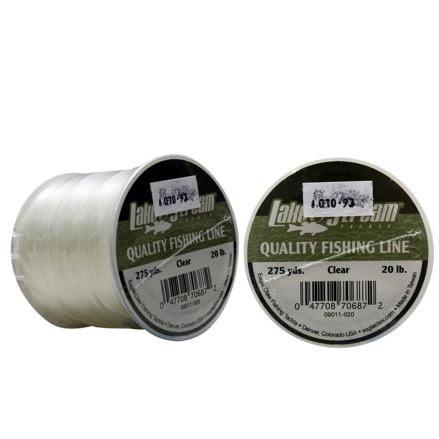 HILO NYLON PESCA EAGLE CLAW CLEAR BLUE 20LB/275YDS 09010-020