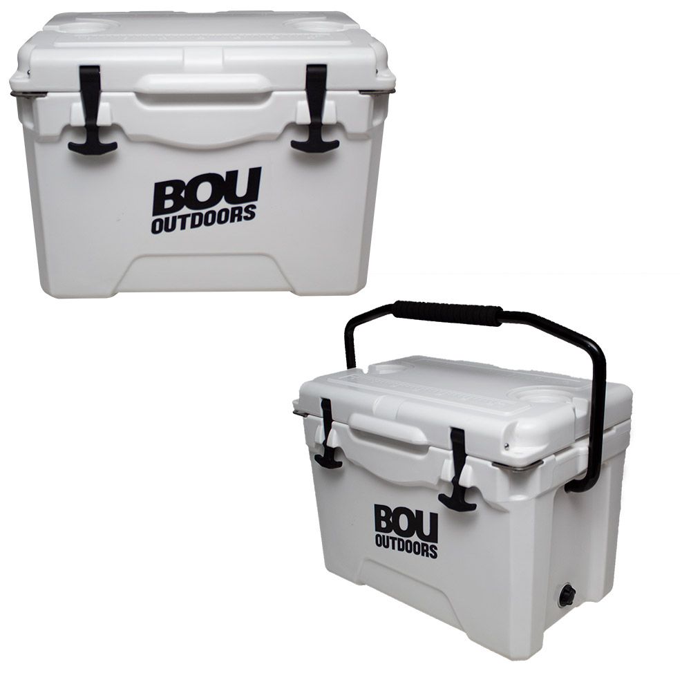 HIELERA VICKING TIPO YETI 25L BLANCA (DESC)