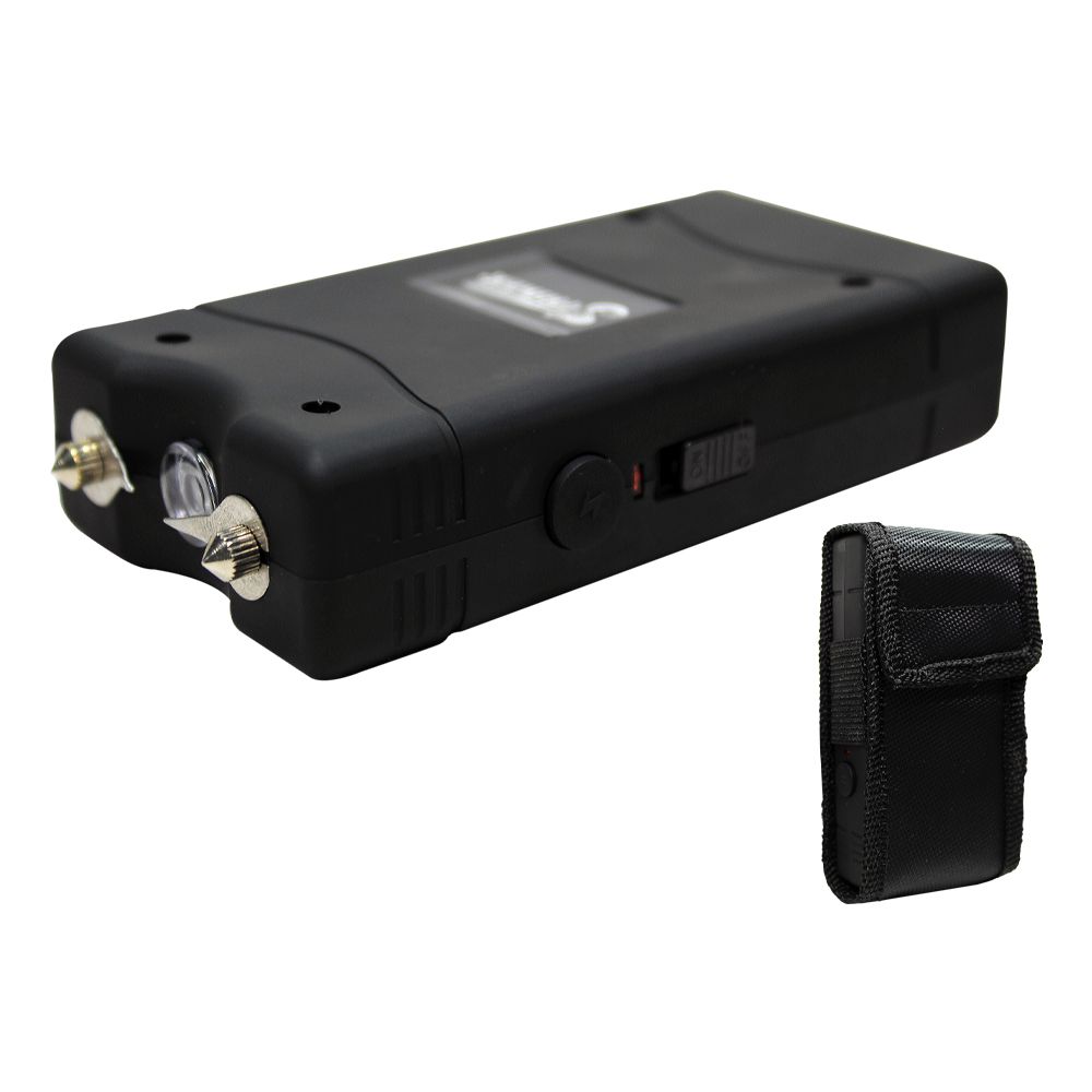 STUN GUN + LAMPARA BLACK ST 7500-BK