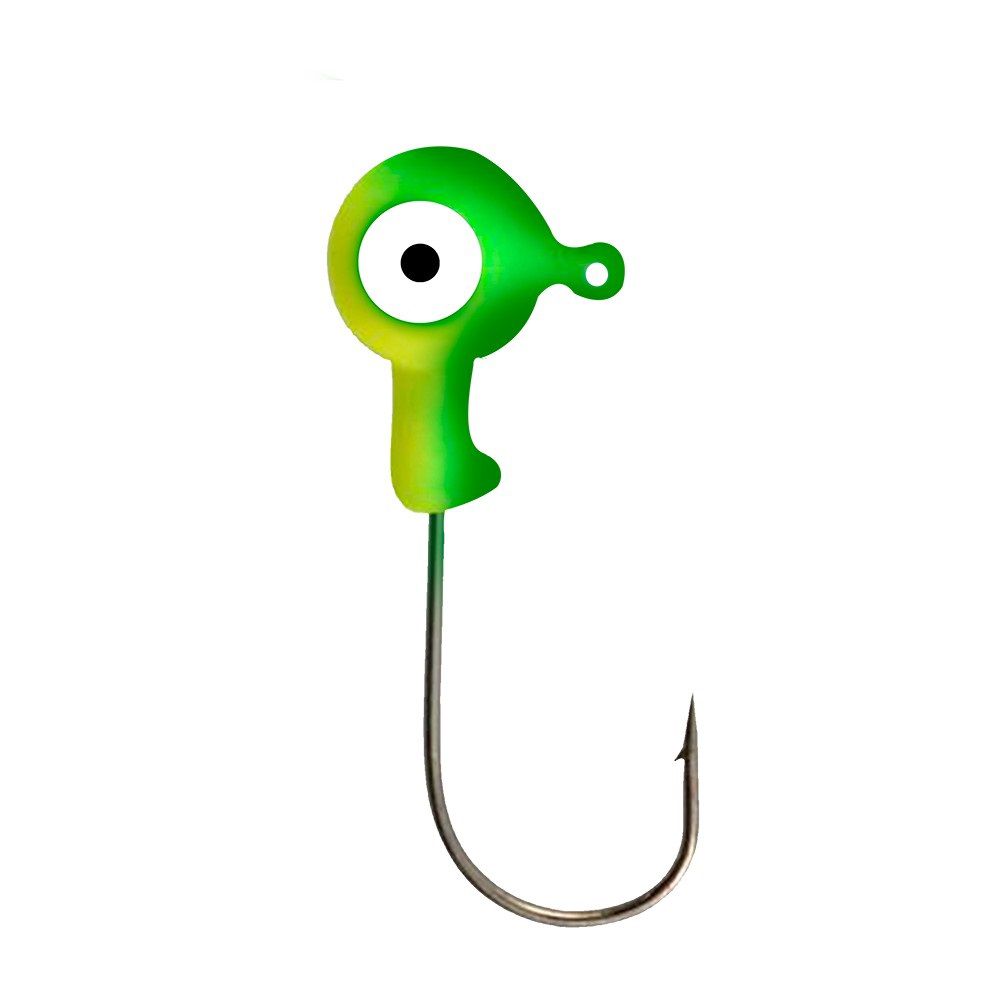 JIG HEAD 1/4 OZ CHT/GRN PK5 AP14-8-2