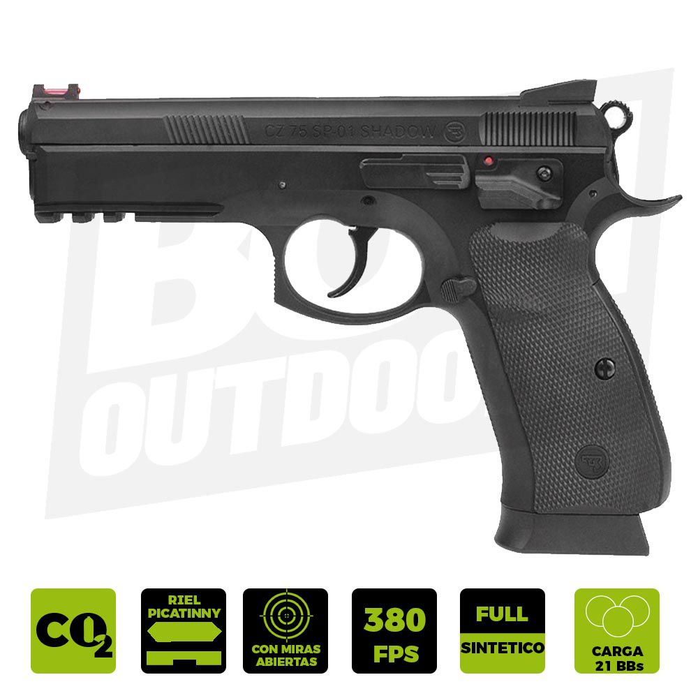PISTOLA CO2 CZ 75 SP-01 SHADOW .177 ASG-17526