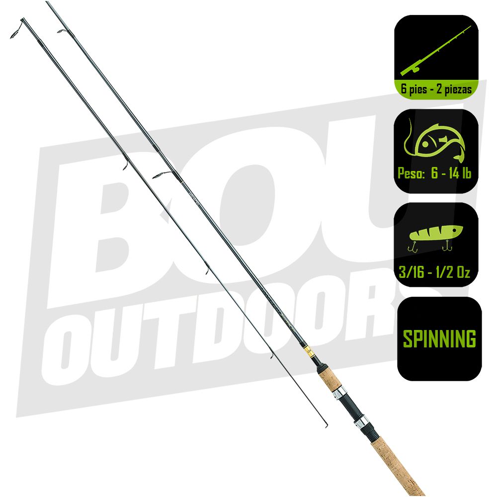 CAÑA PESCA SPINNING DAIWA SWEEPFIRE 6PIES 6PULG SWD662MFS