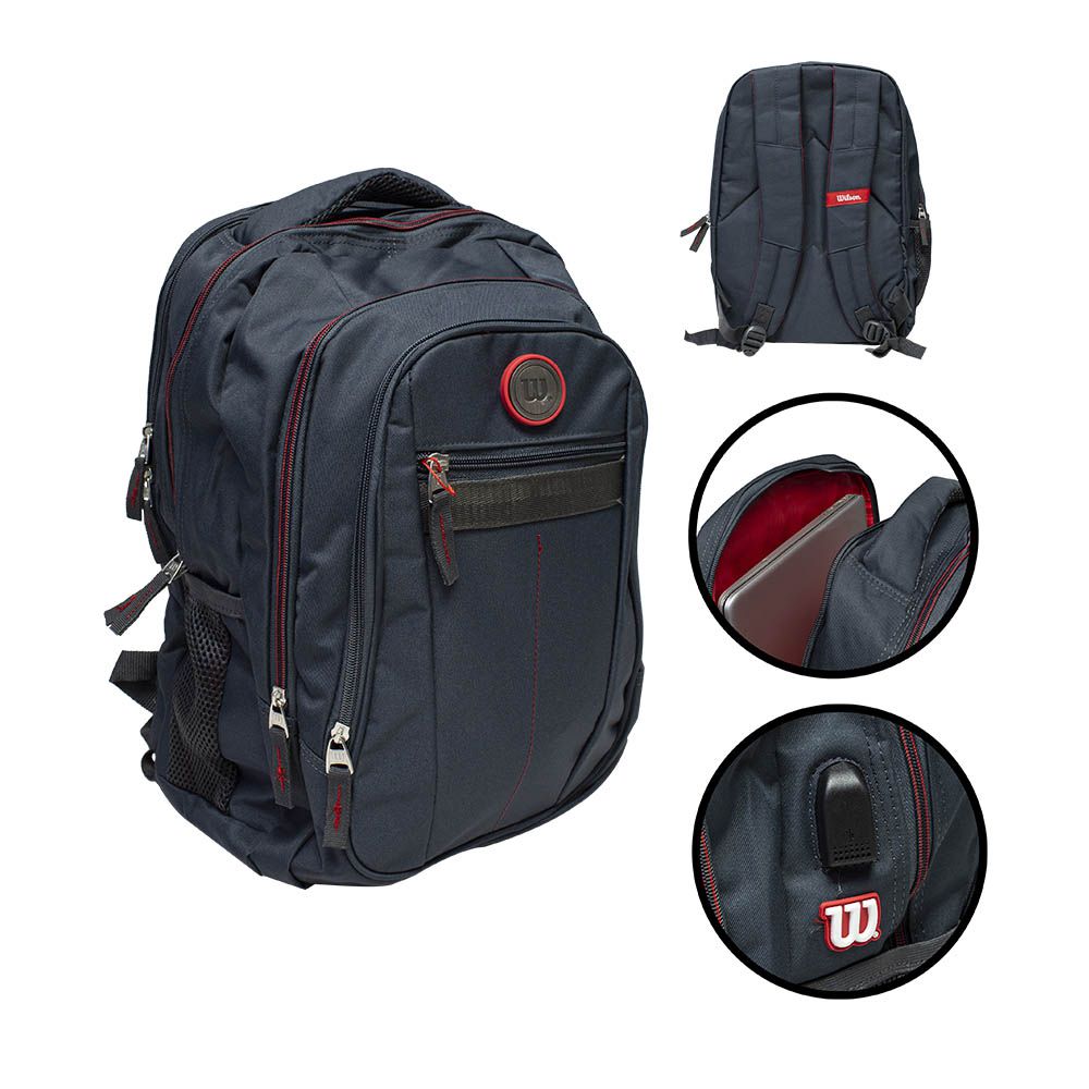 MOCHILA WILSON HUNTJOB GRIS 65.010608DG (DESC)