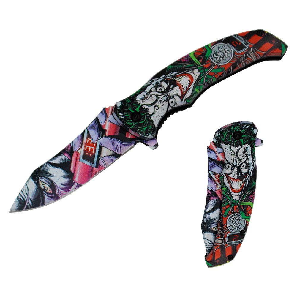 NAVAJA DOBLAR 4.5 PULG JOKER DESING CON CLIP JK 6417-4