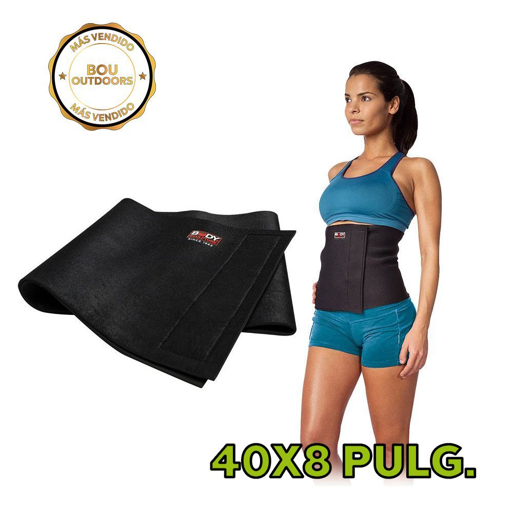 FAJA REDUCTORA 40 PULG X 8 PULG NEGRA SOL-BB876-B