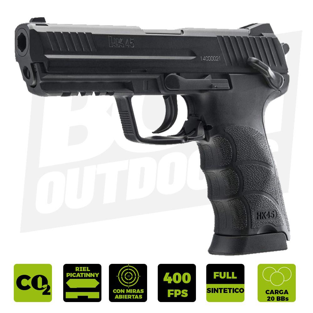 PISTOLA CO2 UMAREX HK 45 .177 2252304