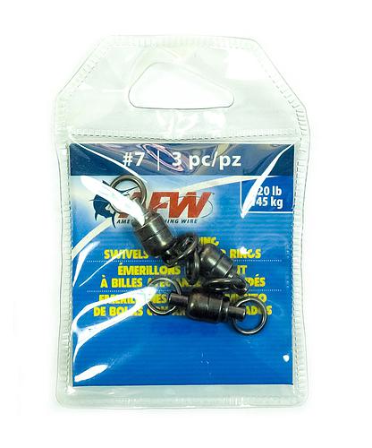 BARREL SWIVEL BB AMWIRE SZ7 320LB 3PCS