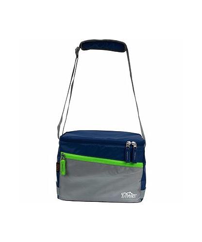 HIELERA SOFT COOLER ECOLOGY AZUL/VERDE/GRIS 10LTS