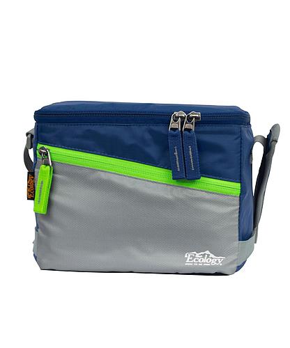 HIELERA SOFT COOLER ECOLOGY AZUL/VERDE/GRIS 4LTS 12035