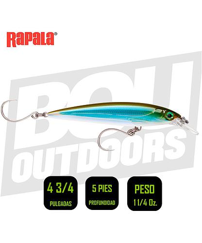 RAPALA SXRL12MBS LONG CAST MOSS BACK SHINER 4 3/4 PULG 1 1/4OZ