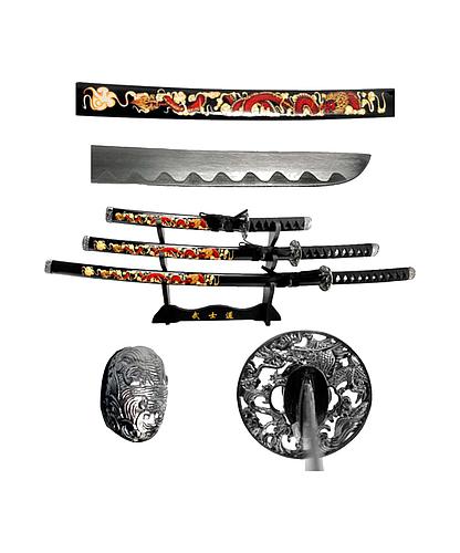 ESPADA SAMURAI 3 PCS SWSA 124-BKDG