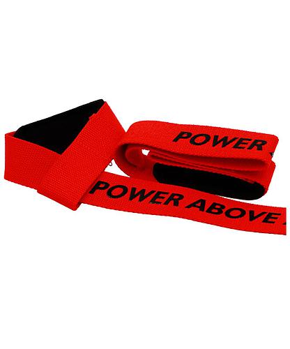 STRAPS PARA MUÑECA LEVANTA PESAS ROJO 62CMS (PAR)
