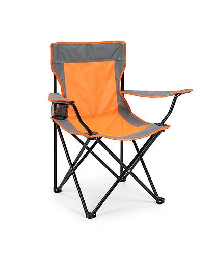 SILLA PLEGABLE GRIS NARANJA CH-003