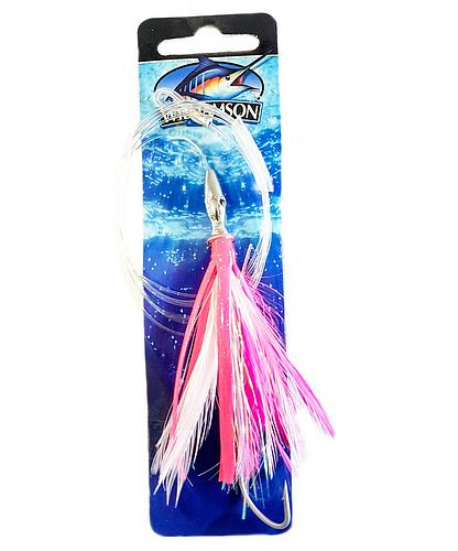 FLASH FEATHER 04  PINK/ WHT
