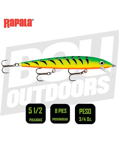 RAPALA HJ14FT HUSKY JERK 5 1/2 PULG 5/8 OZ FIRETIGER