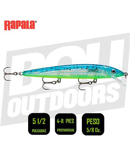 RAPALA HJ14GBM HUSKY JERK 5 1/2 PULG 5/8 OZ GLASS BLUE MINNOW