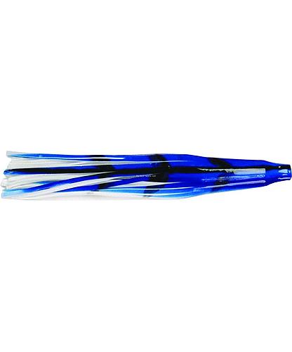 TUNA TAIL SKIRT BILLFISHER TT62-BWM 6 PULG BLUE/WHITE/BLK MACK STRIPE (2PK)