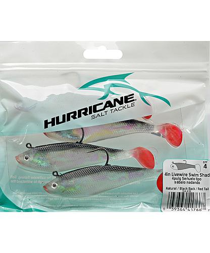 SWIMSHAD RIGGED 4PULG (4) NAT/BLK BACK-RED MTH SSWMSHD4-03