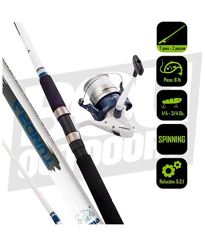 SPINNING COMBO OKUMA TUNDRA 50 7 PIES TU-702-50