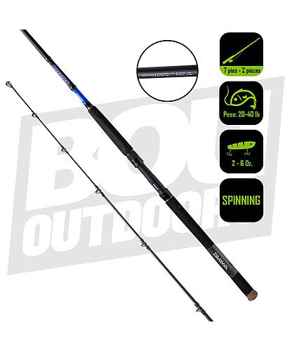 CAÑA PESCA TROLLING DAIWA BEEFSTICK 7PIES 20-40 BSS701XHB