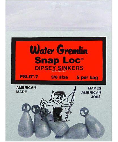 DIPSEY SINKERS 3/8 OZ WATER GREMLIN (5PC) PSLD-7