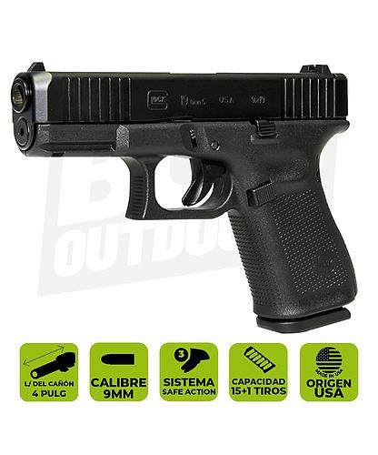 PISTOLA GLOCK 19 GEN 5 CAL. 9MM