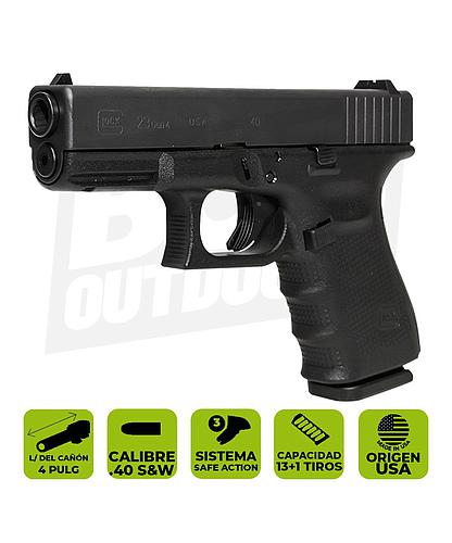 PISTOLA GLOCK 23 GEN 4 CAL. 40