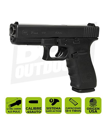 PISTOLA GLOCK 21 GEN 4 CAL. 45