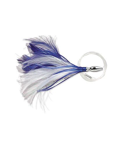 FLASH FEATHER 03  BL/ WHT