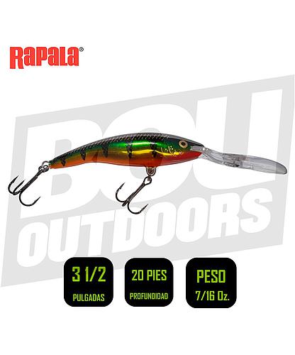 RAPALA TDD09FLP DEEP TAIL DANCER CRANKBAIT 3 1/2PULG 7/16OZ FLASH PERCH FLOATING