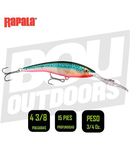 RAPALA TDD11RTF DEEP TAIL DANCER CRANKBAIT 4 3/8 PULG 3/4OZ RAINBOW TROUT FLASH FLOATING