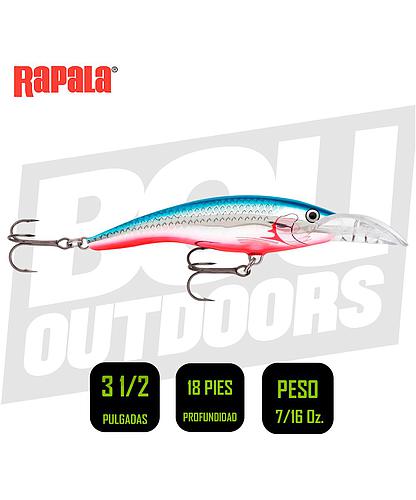 RAPALA SCRTD09BFL SCATTER RAP TAIL DANCER CRANKBAIT 3 1/2PULG 7/16OZ BLUE FLASH FLOATING