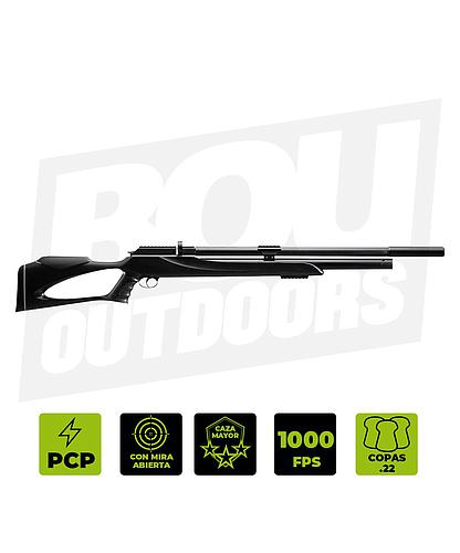 RIFLE CHINESSE M25 PCP SINTETICO .22 S/M