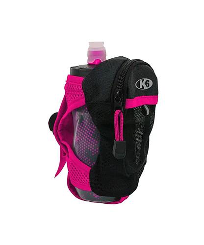 BOTELLA CON BOLSO MANO CORRER 12 OZ FUSCIA 67929 (NC)