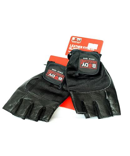 GUANTES P/PESAS CUERO-SPANDEX SOL-BW85-BK-M/SOL-BW85-BM-H (PAR)