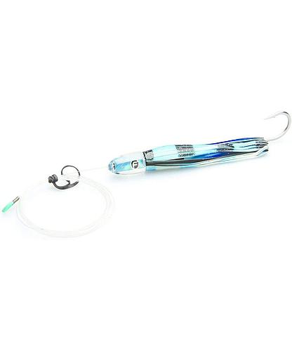 FATHOM TROLLING LURE TL01SM-02-PR 8PULG ANGEL WING ICE BLUE SHELL