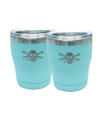 VASO TERMICO ACERO INOX. CALCUTTA SKULL 10OZ 2 PACK CSST-10SF-2PK