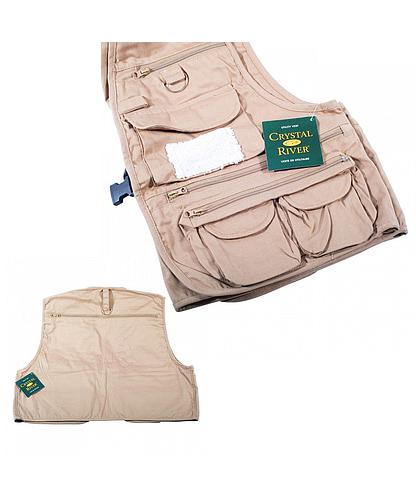 CHALECO P/PESCA KHAKI XL CR/FV1-2XL