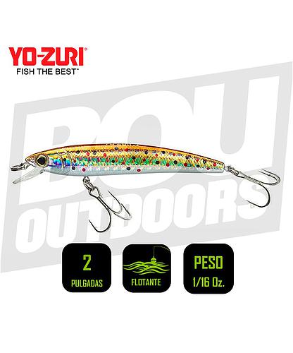 YO-ZURI PINS MINNOW 2 PULG 1/16 OZ BABY BROOK FLOATING F1161M113