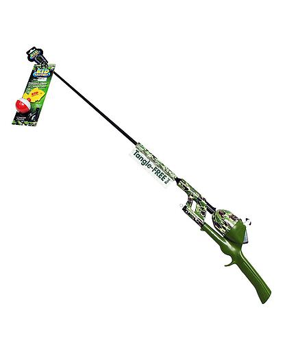 CAÑA PESCA C/CARRETE KID CASTERS GREEN CAMO KCBSNTWB34