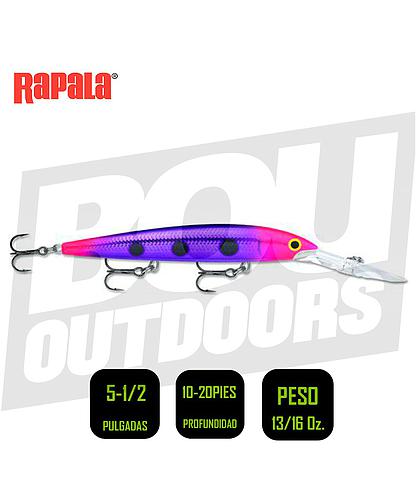 RAPALA DEEP HUSKY JERK 14 5-1/2 PULG 13/16OZ 10-20FT DHJ14RVE