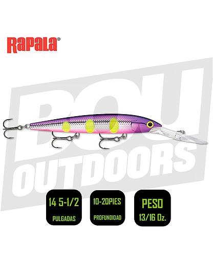 RAPALA DEEP HUSKY JERK 14 5-1/2 PULG 13/16OZ 10-20FT DHJ14VDH